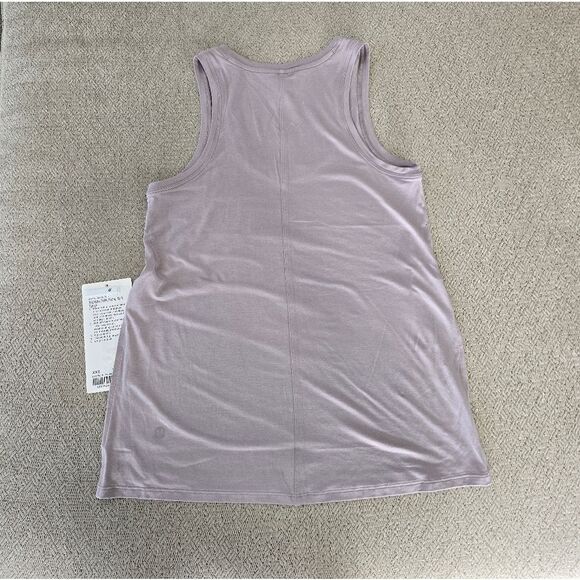 Lululemon Modal Silk Side Slit Purple Gray Athletic Tank Top - XXS - Picture 4 of 11